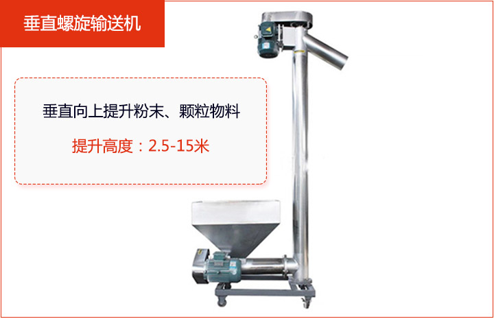 適合垂直或大傾角輸送粉狀、顆粒物料